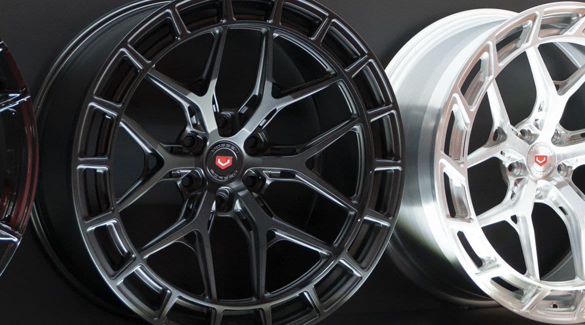 Vossen wheels in black and silver