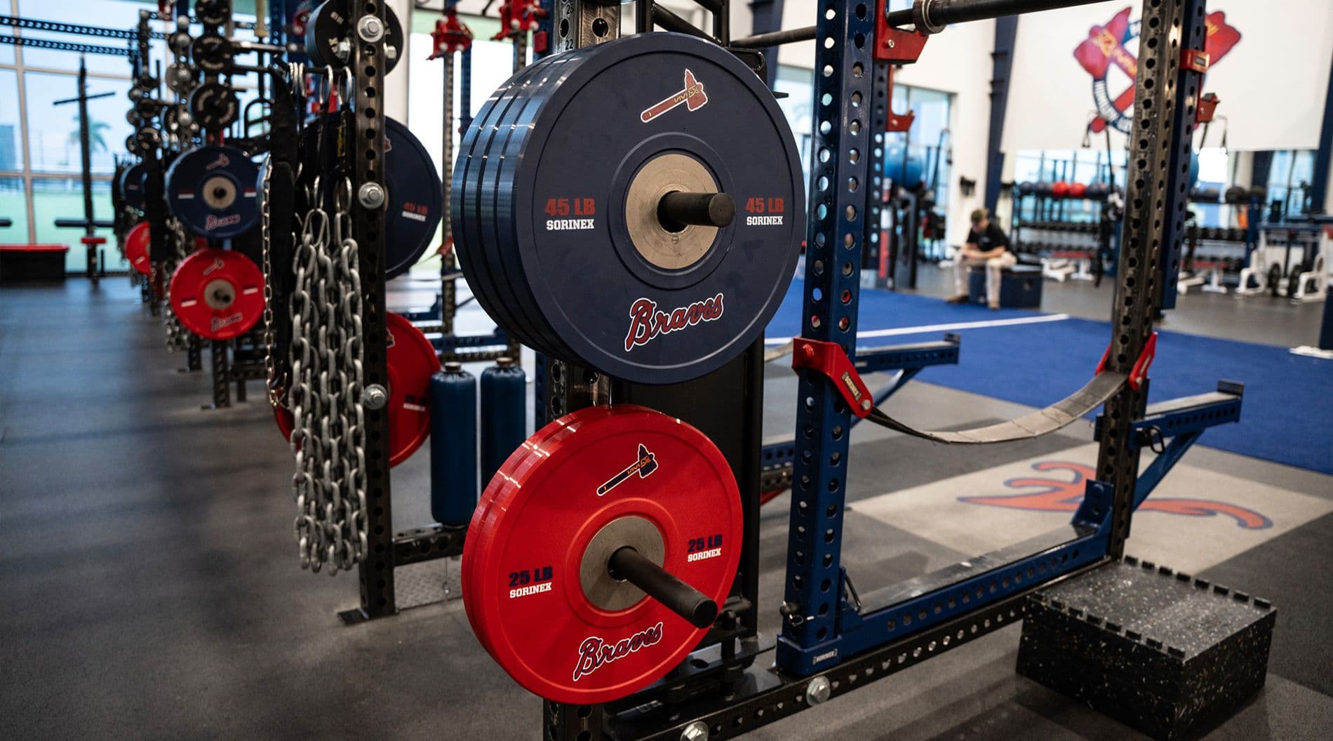 Braves Weightlifting Rack