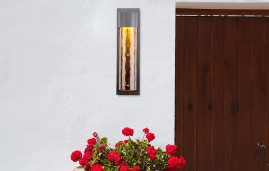 Exterior wall sconce